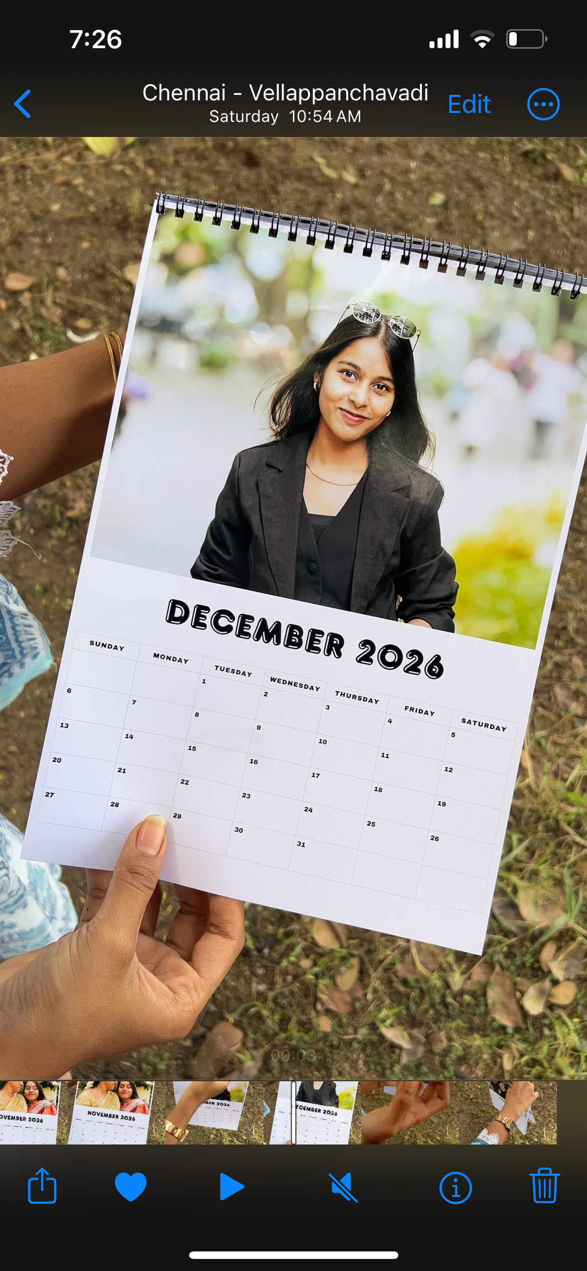 Wall hanging Calender
