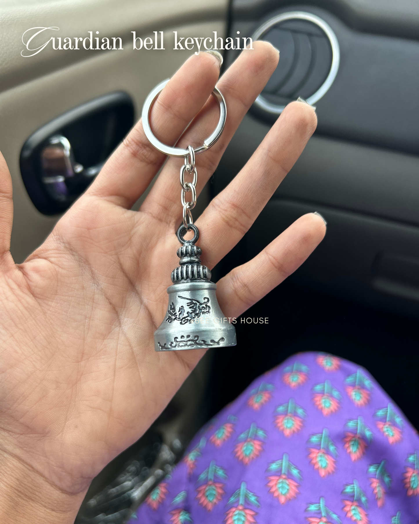 Guardian bell keychain