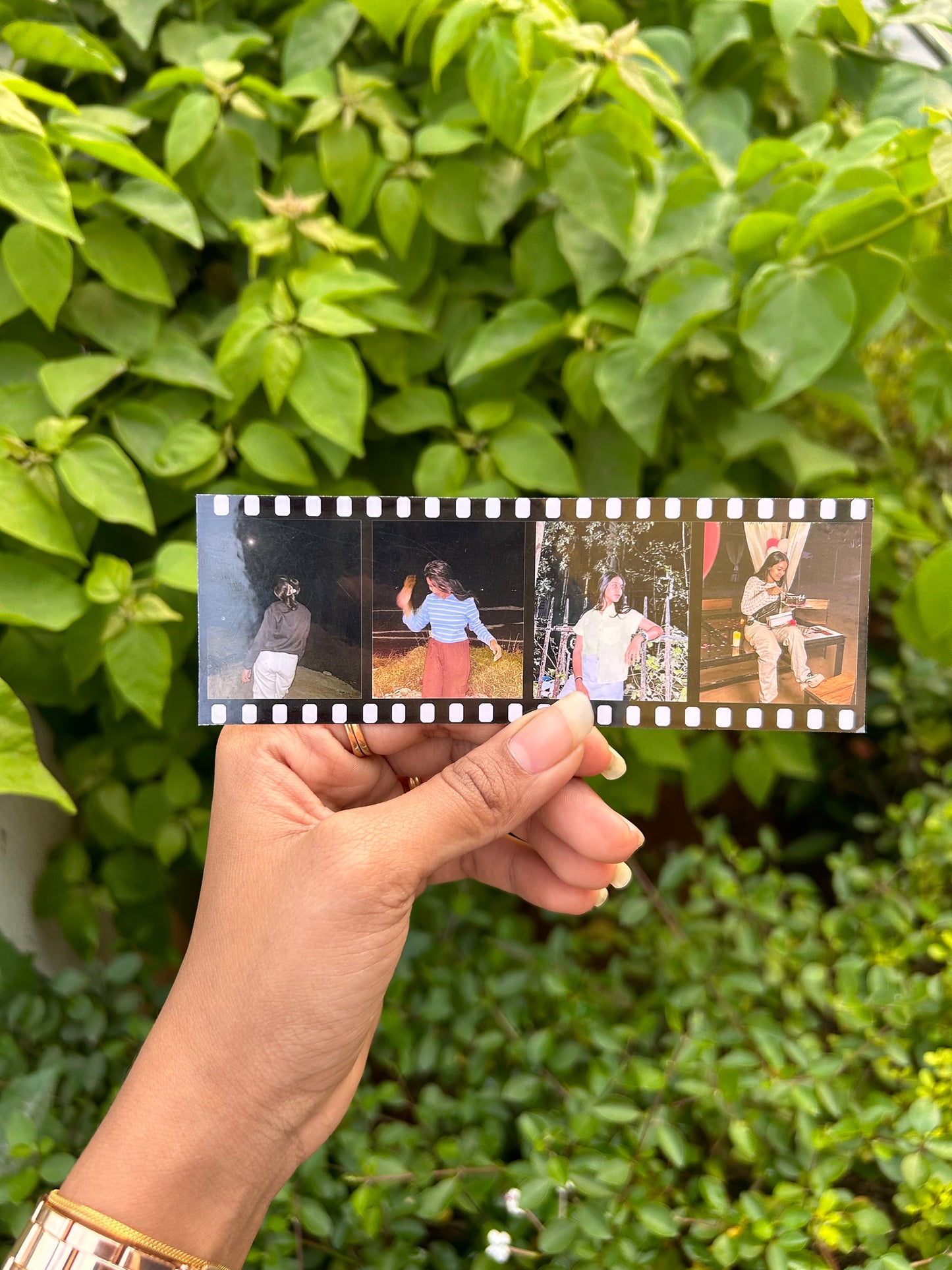 Film roll photo strip