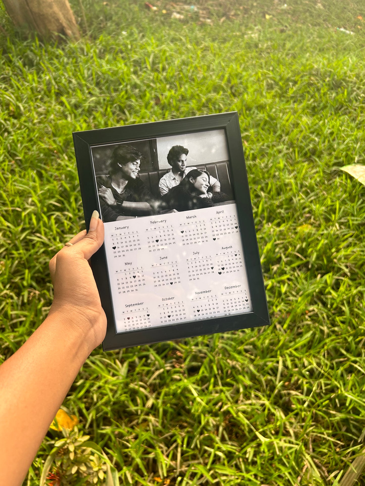 Calendar frame