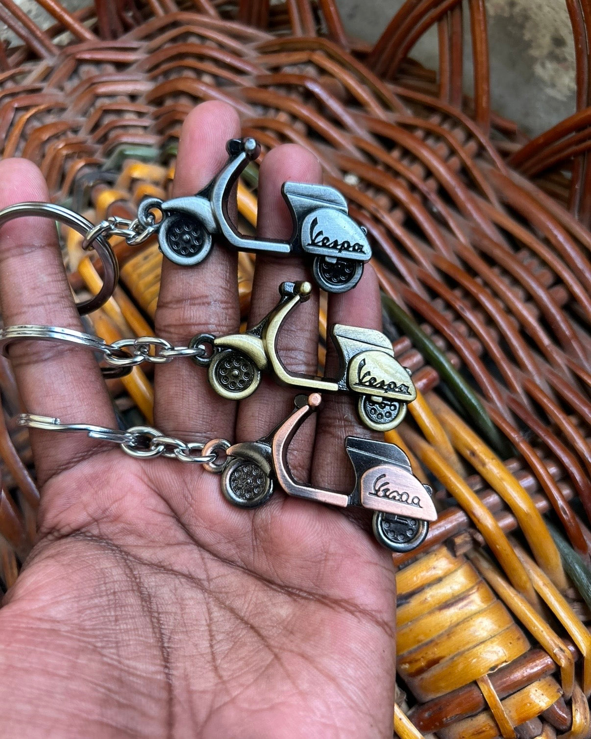 Bike keychain Vespa ( metal )