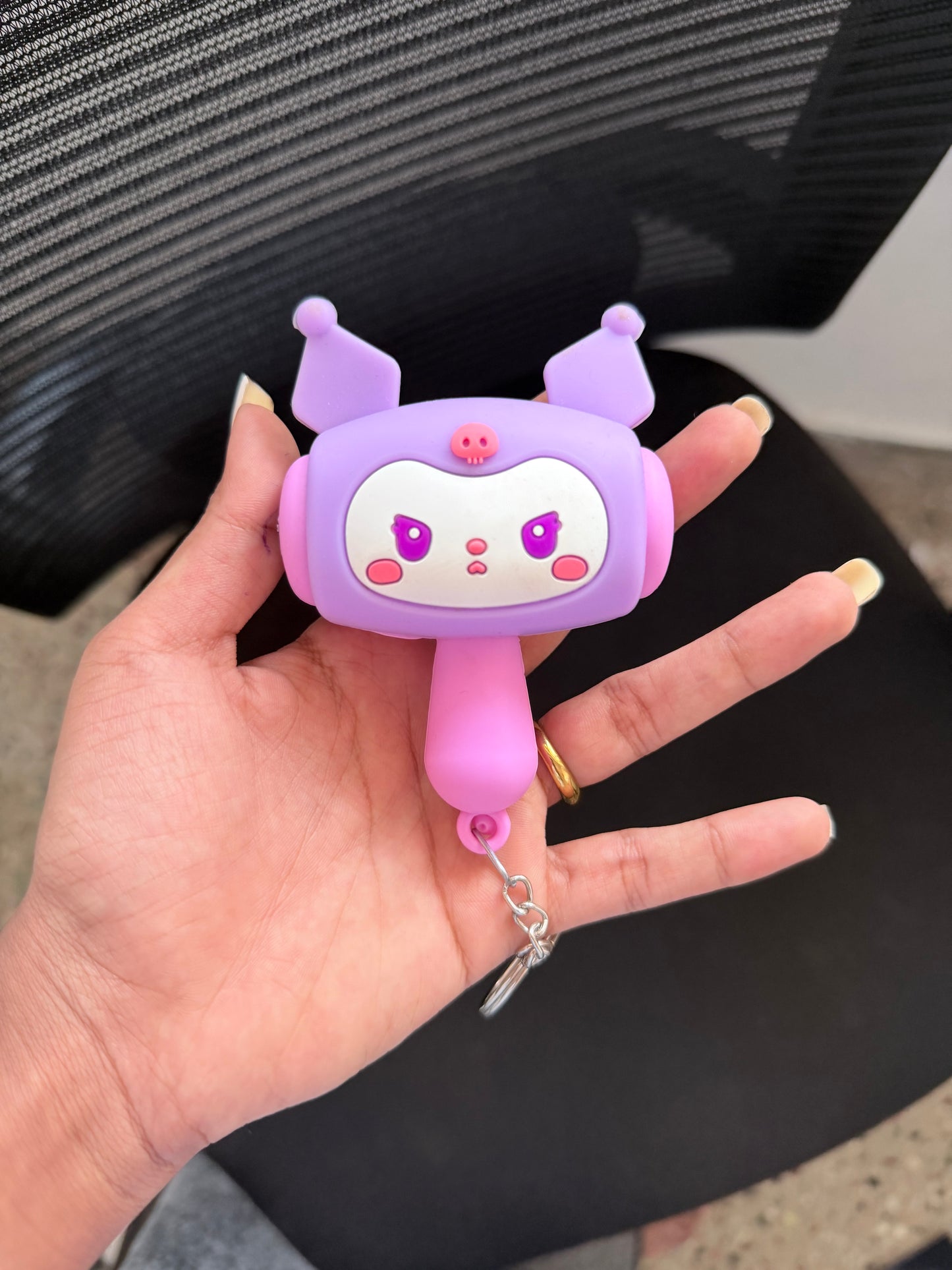 Chu chu hammer keychain