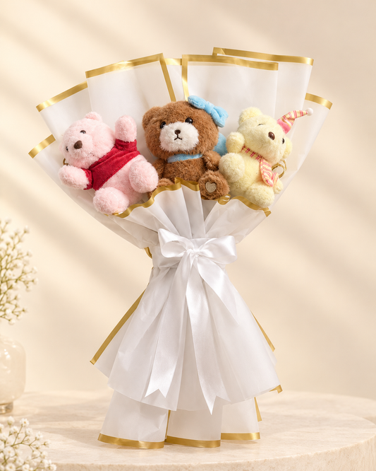 Plushie bouquet medium version 🧸🎀