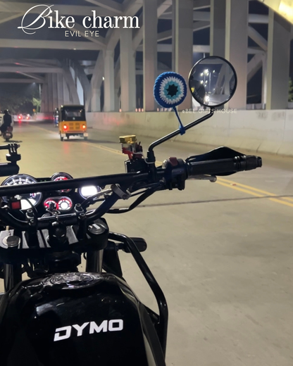 Evil eye bike charm