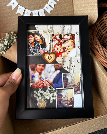 Handcrafted aesthetic black frame
