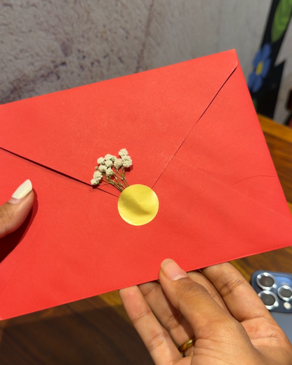 Greeting card with photo message