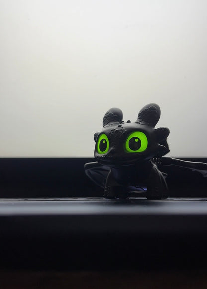 Black furry dragon