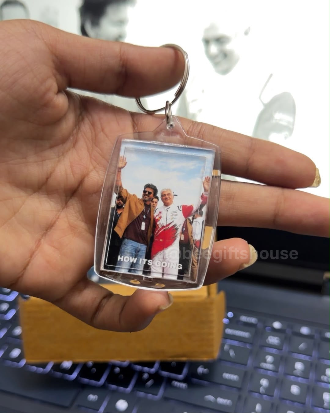 Thala thalapathy keychain
