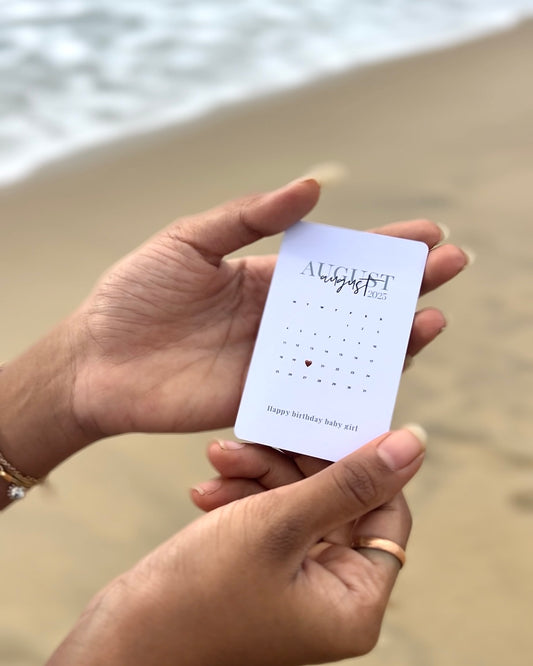 Wallet card - Remember special day
