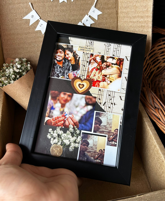 Handcrafted aesthetic black frame
