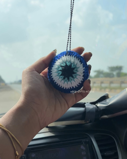 Evil eye car charm