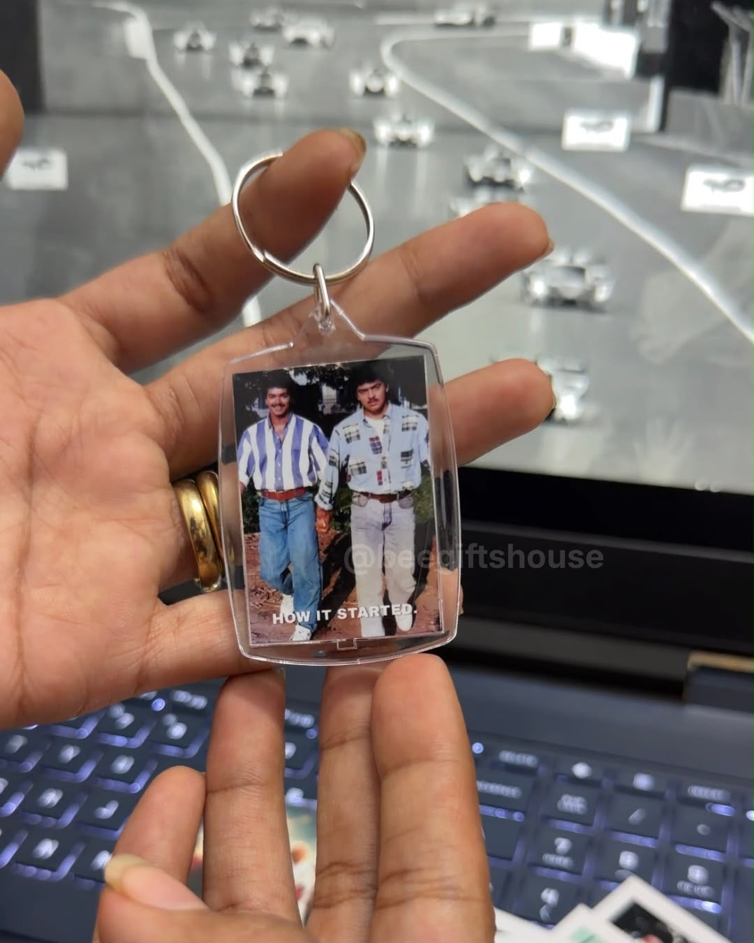 Thala thalapathy keychain