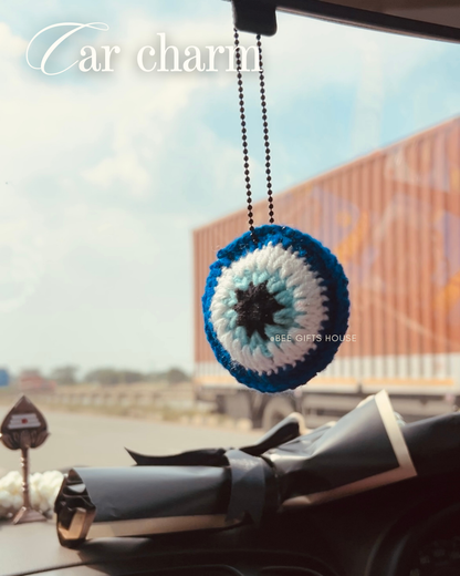 Evil eye car charm