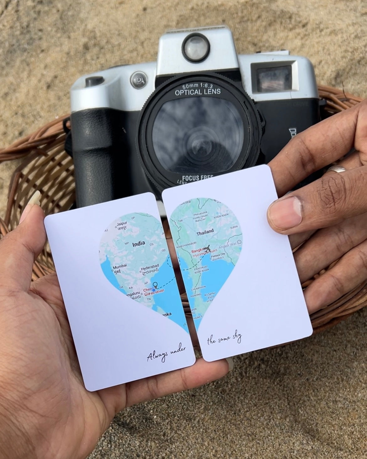 Wallet card - distance love