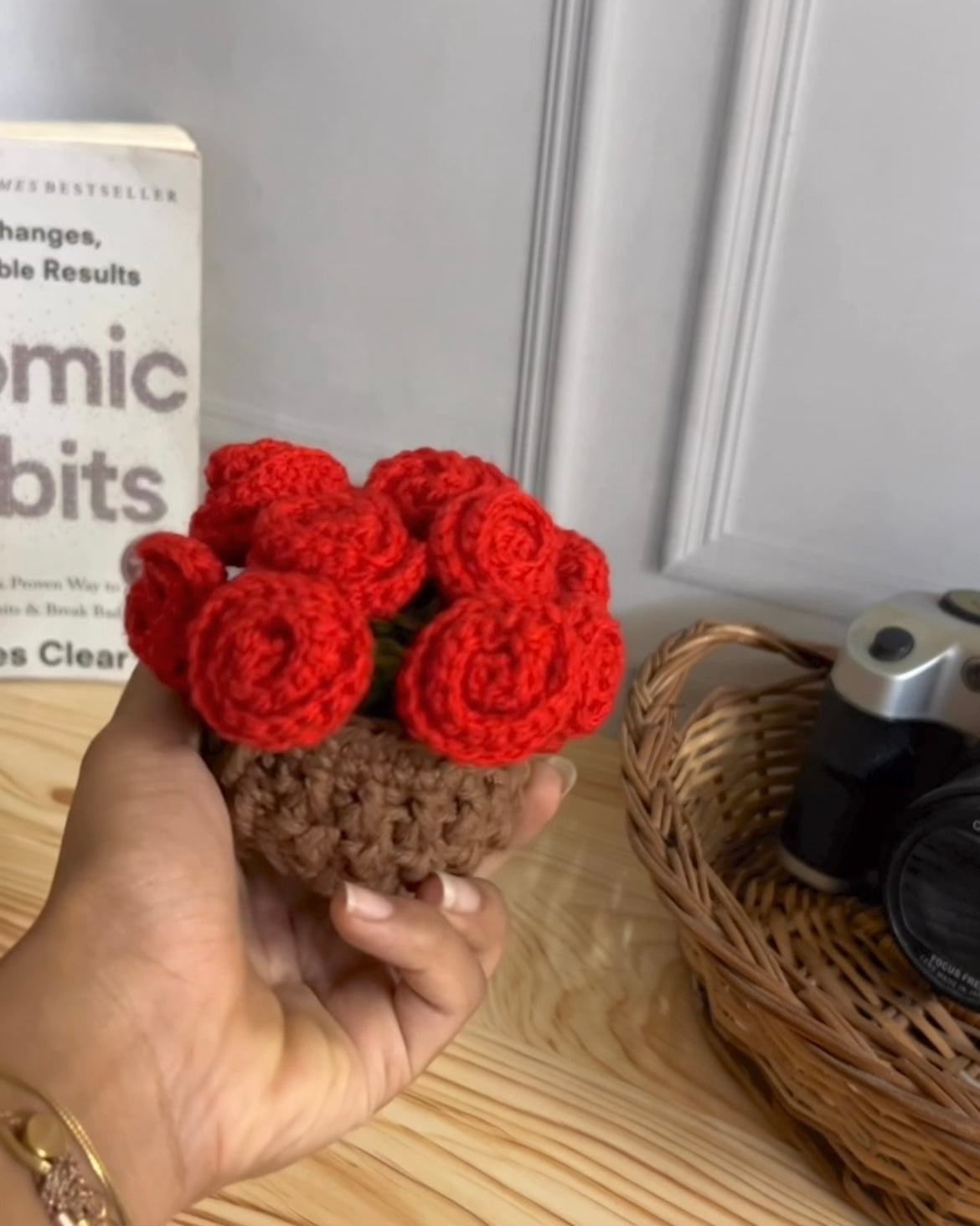 Crochet Rose Bouquets / Coaster