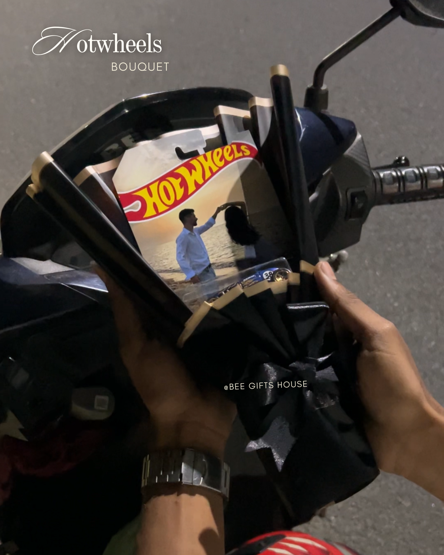 Hot wheels bouquet - personal touch