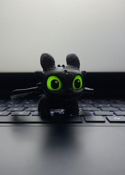Black furry dragon