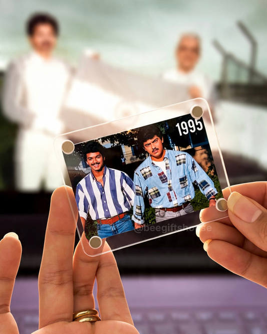 THALA x THALAPATHY acrylic fridge magnet - double side