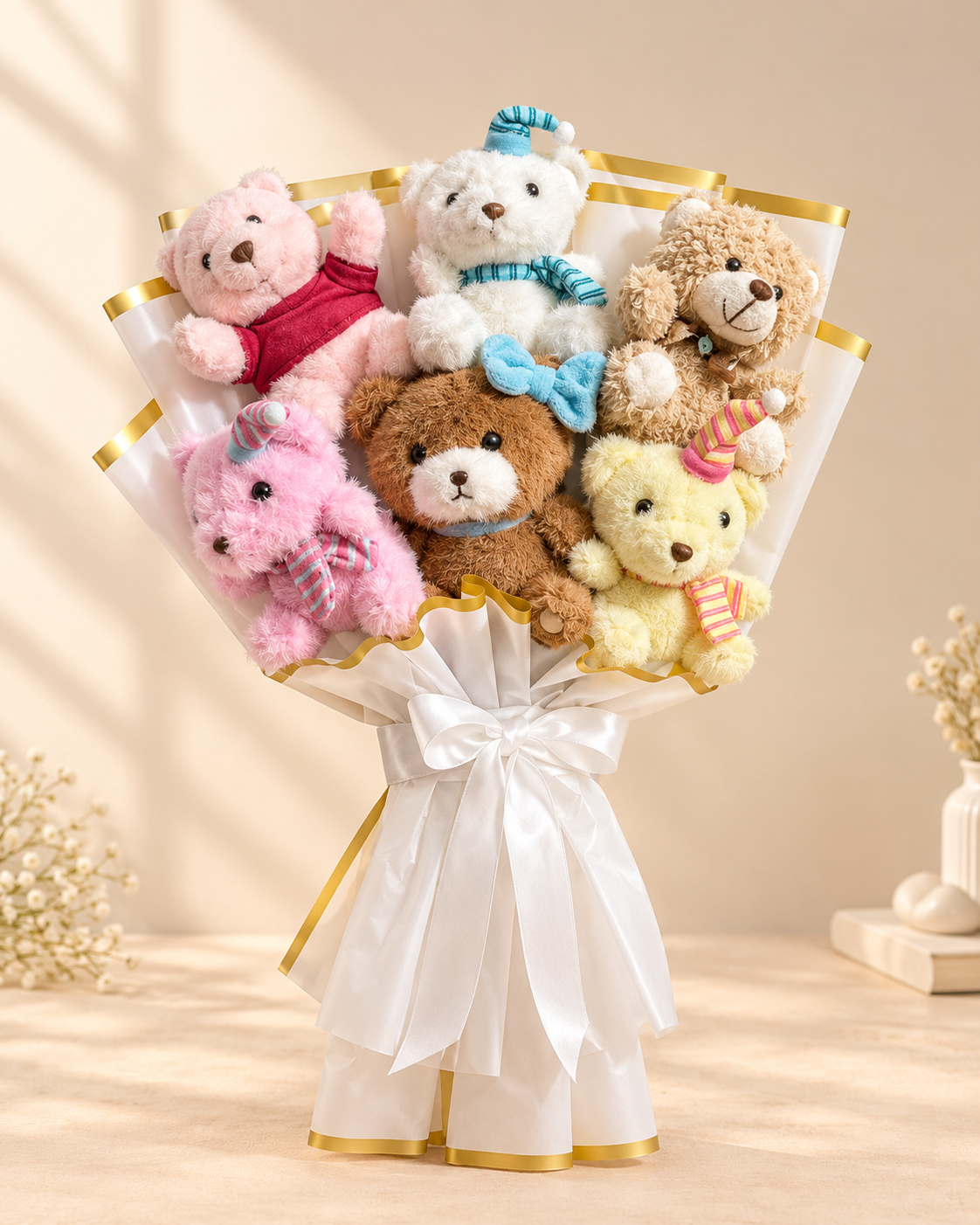 Plushie bouquet - 6 toys 🧸🎀