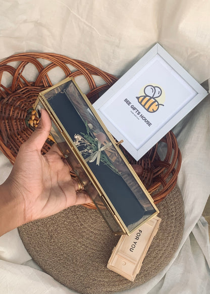 Vintage letter scroll box