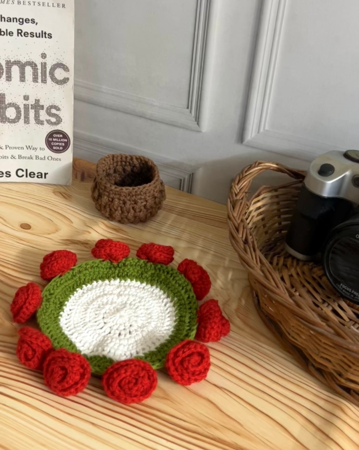 Crochet Rose Bouquets / Coaster
