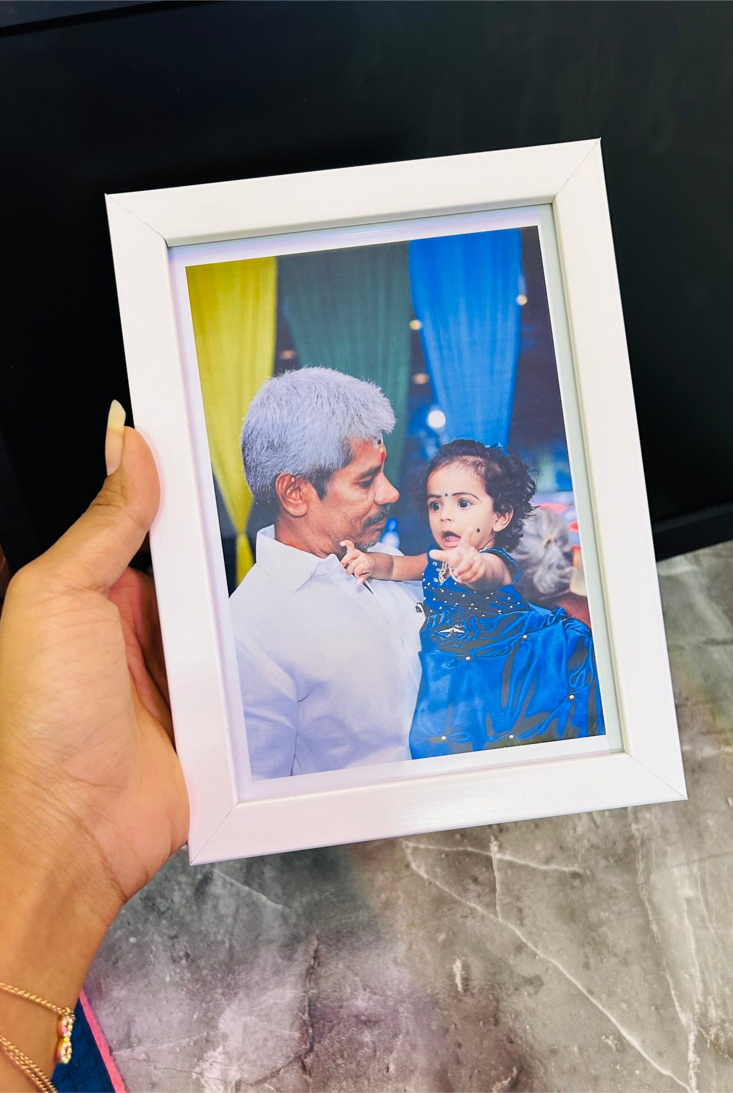 Classy white frame
