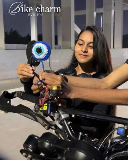 Evil eye bike charm
