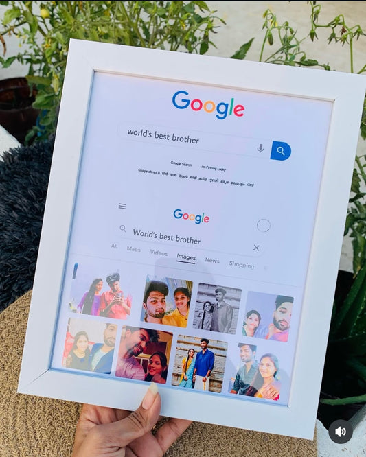 Google frame | Google never lie