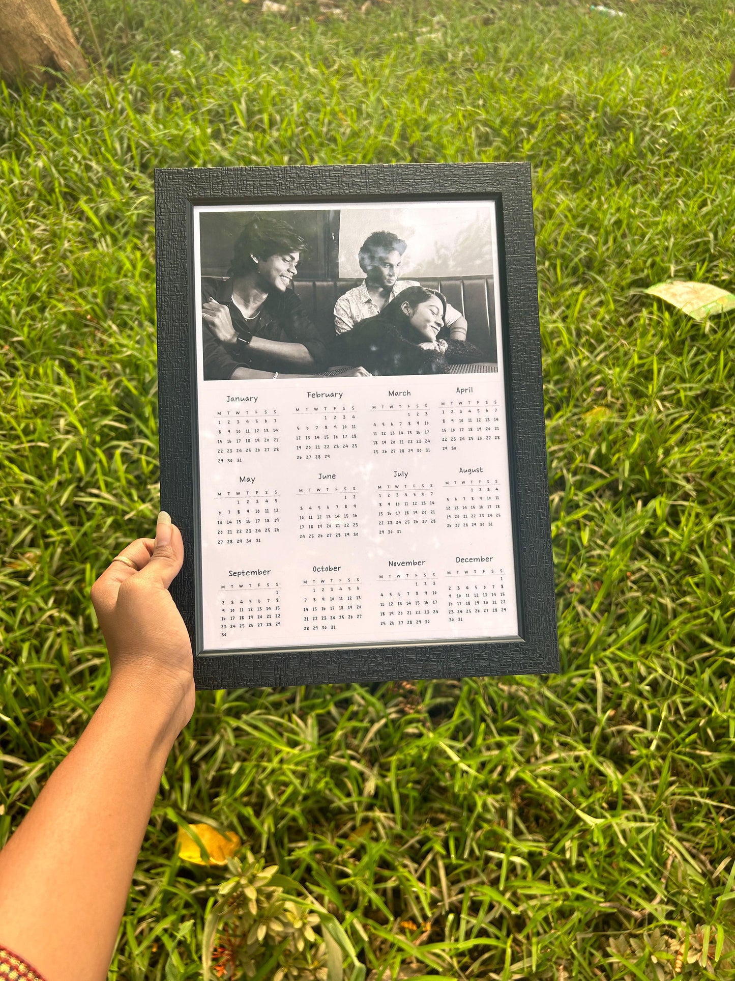 Calendar frame