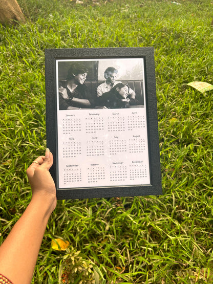 Calendar frame