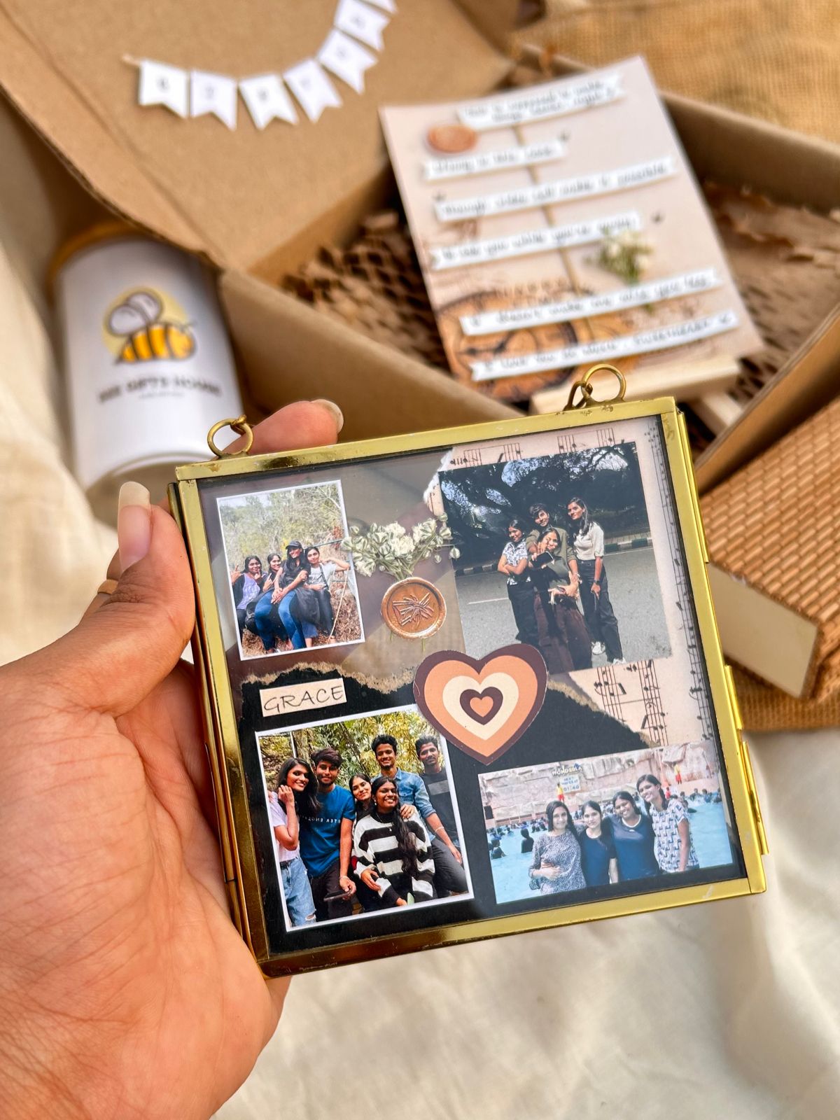 Aesthetic vintage frame