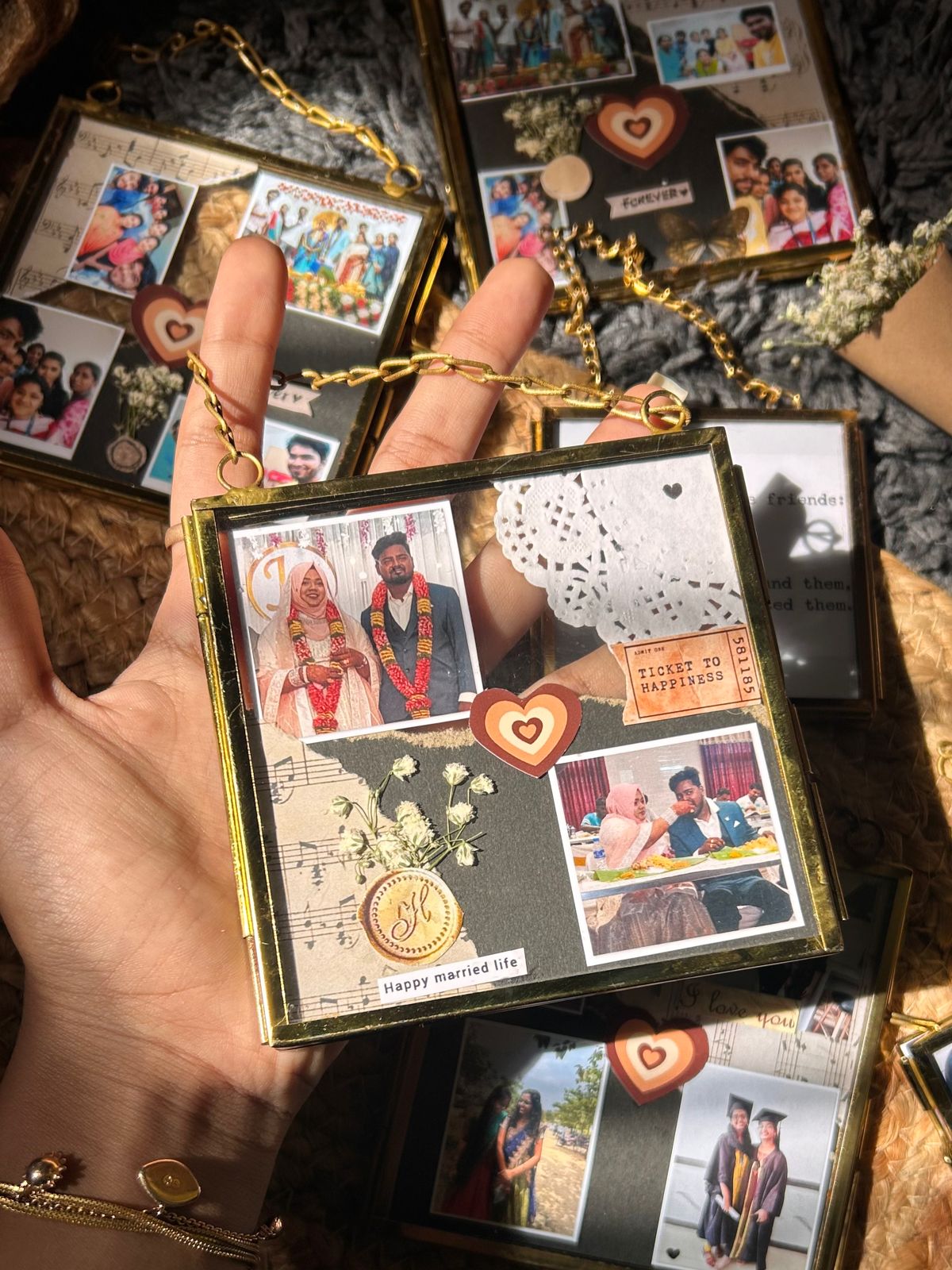 Aesthetic vintage frame