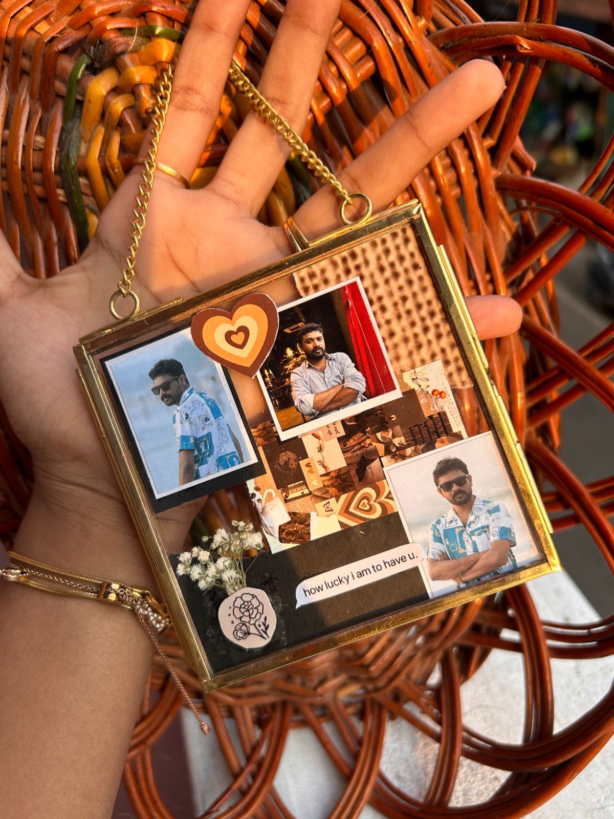 Aesthetic vintage frame