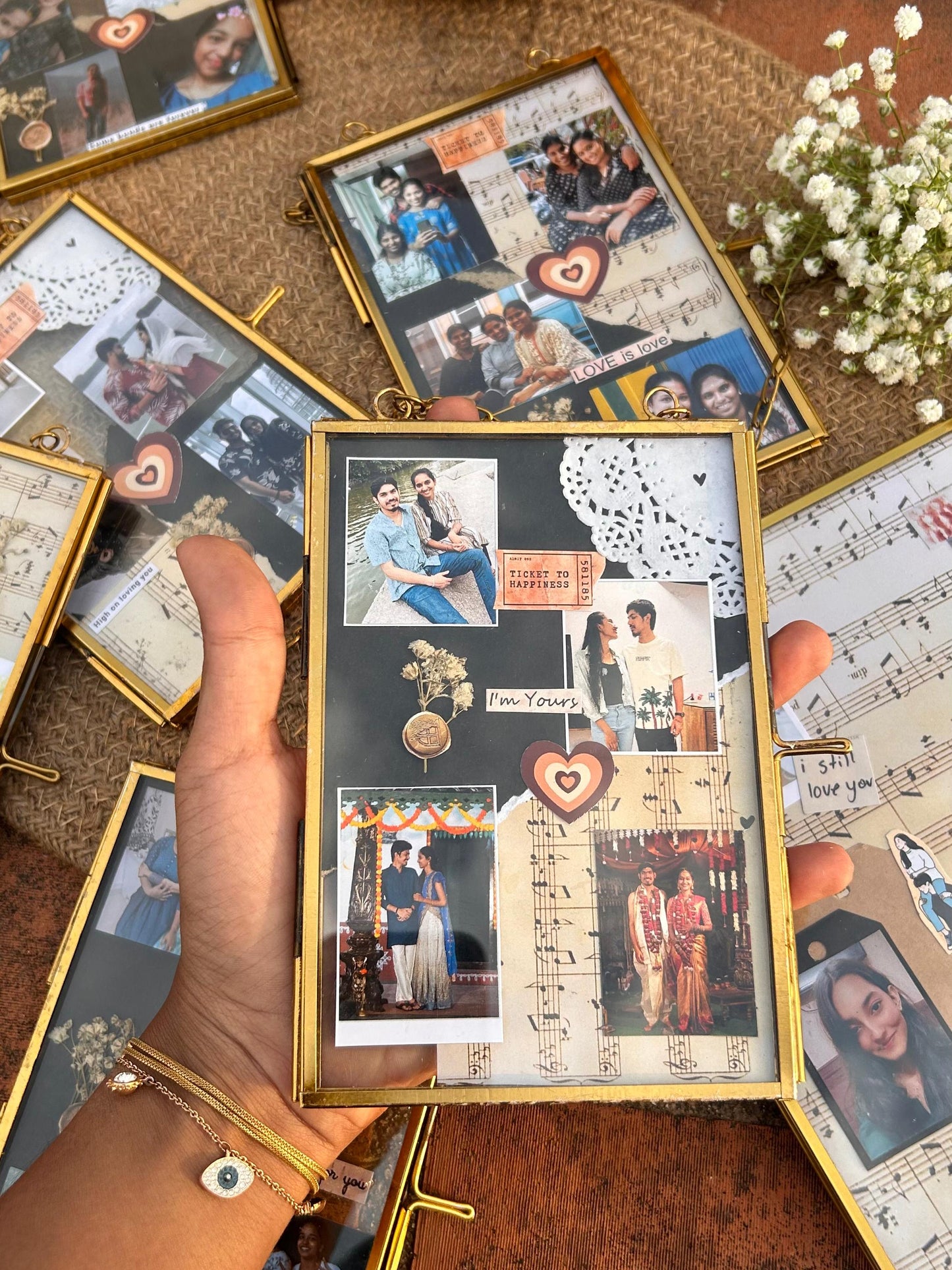 Aesthetic vintage frame