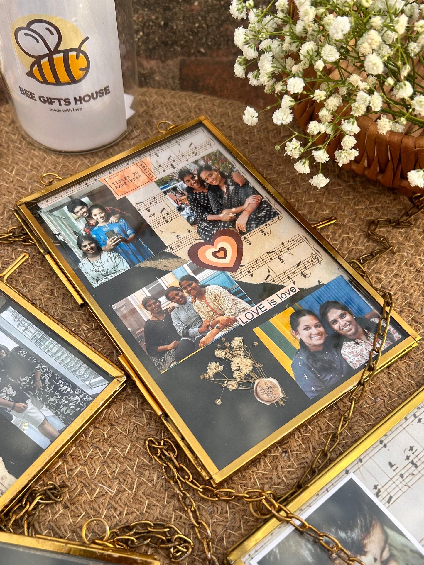 Aesthetic vintage frame