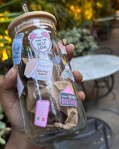 Self love coffee jar