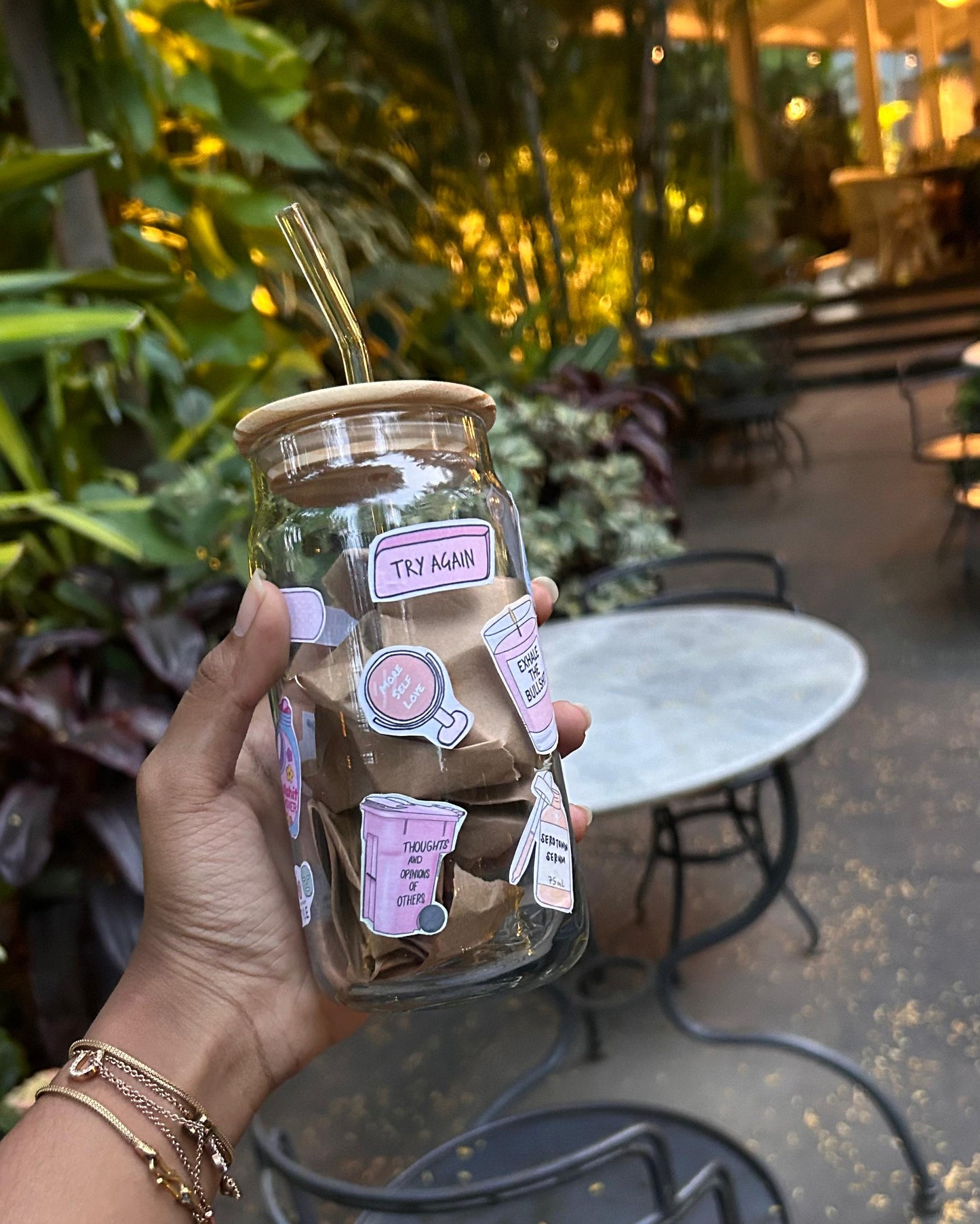 Self love coffee jar