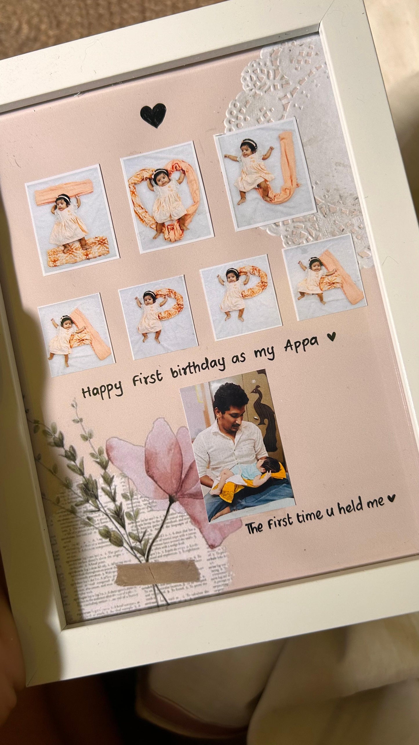Father love classy frame