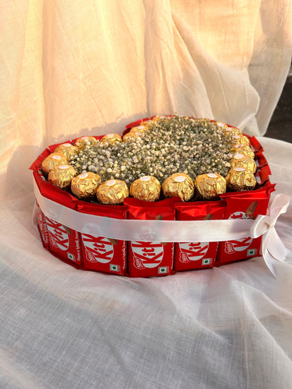 Heart chocolate bouquet