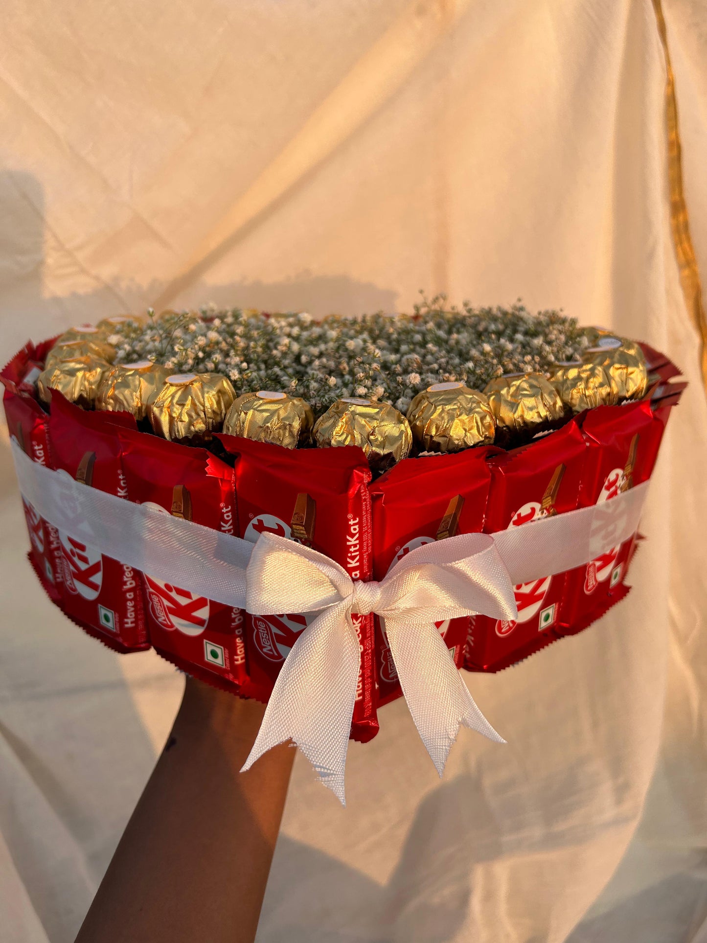 Heart chocolate bouquet