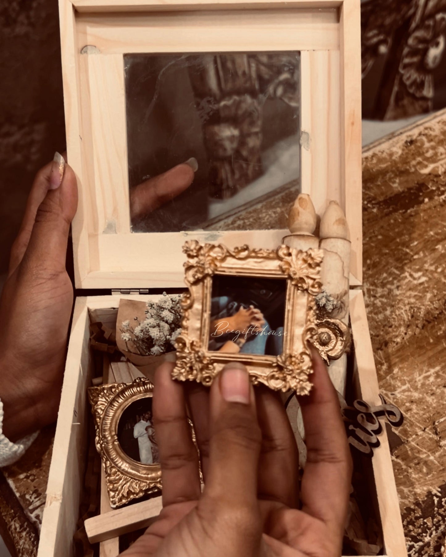 Historical antique theme box