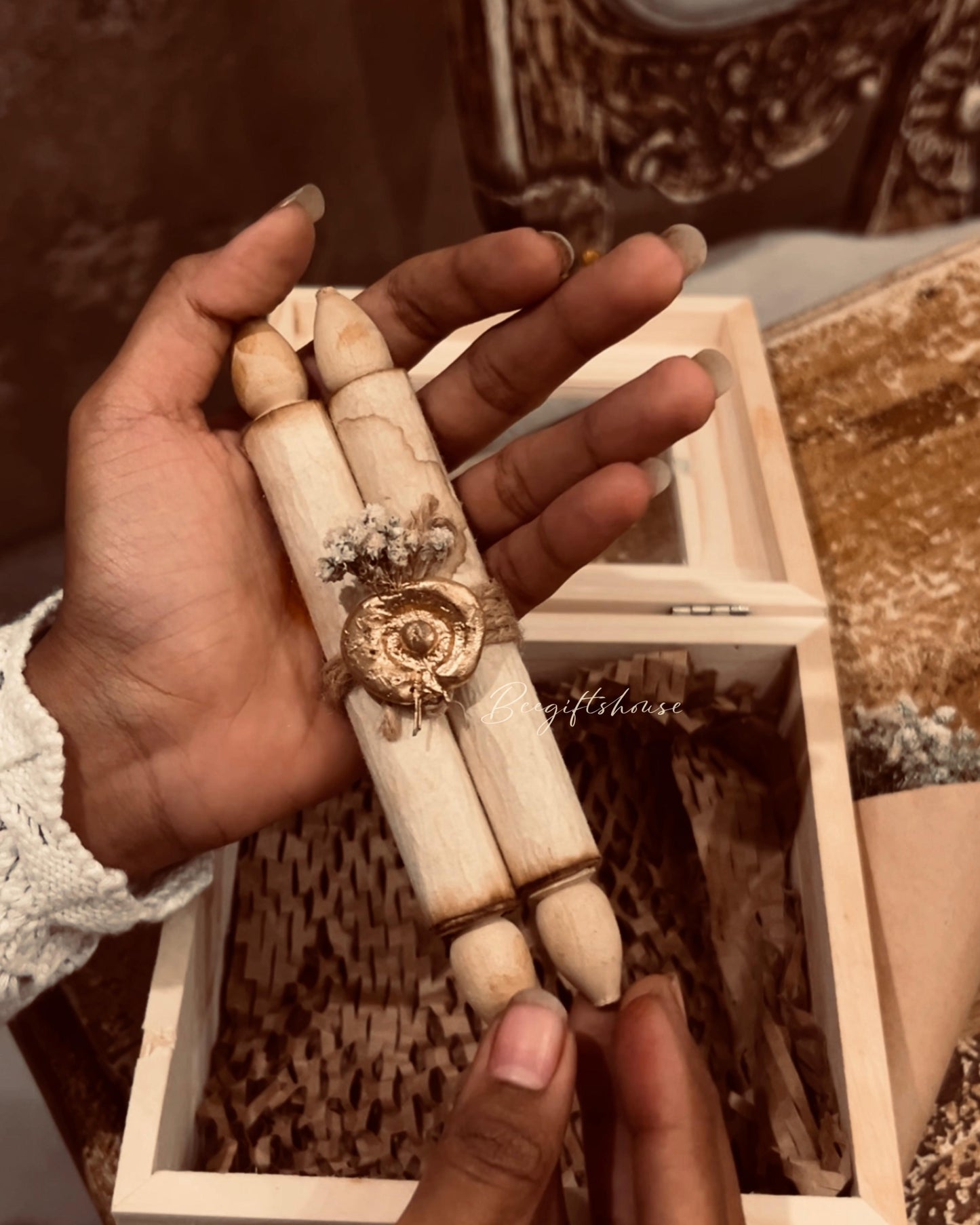 Historical antique theme box