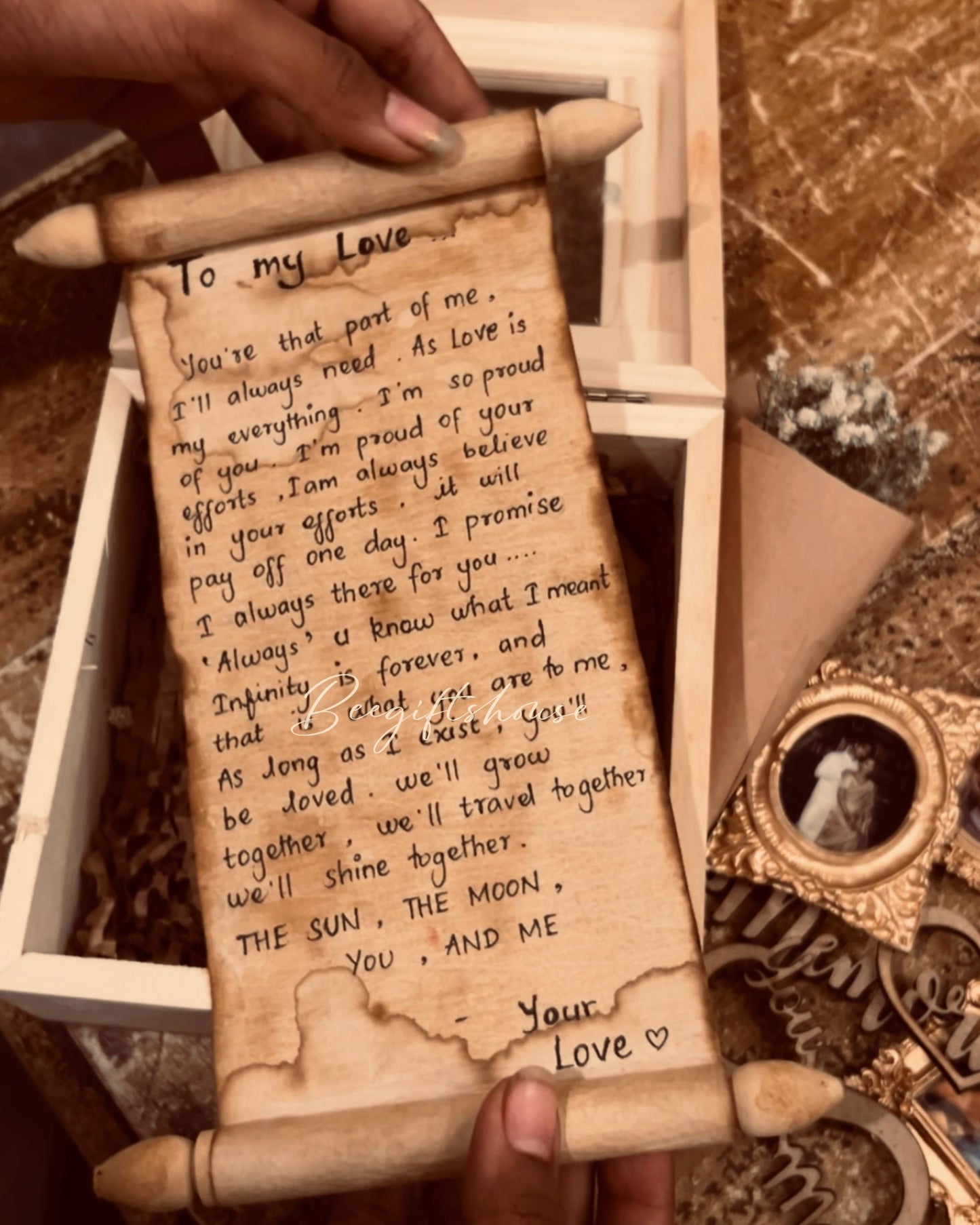 Historical antique theme box