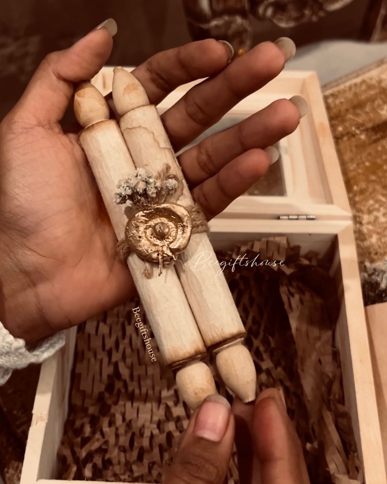 Historical antique theme box