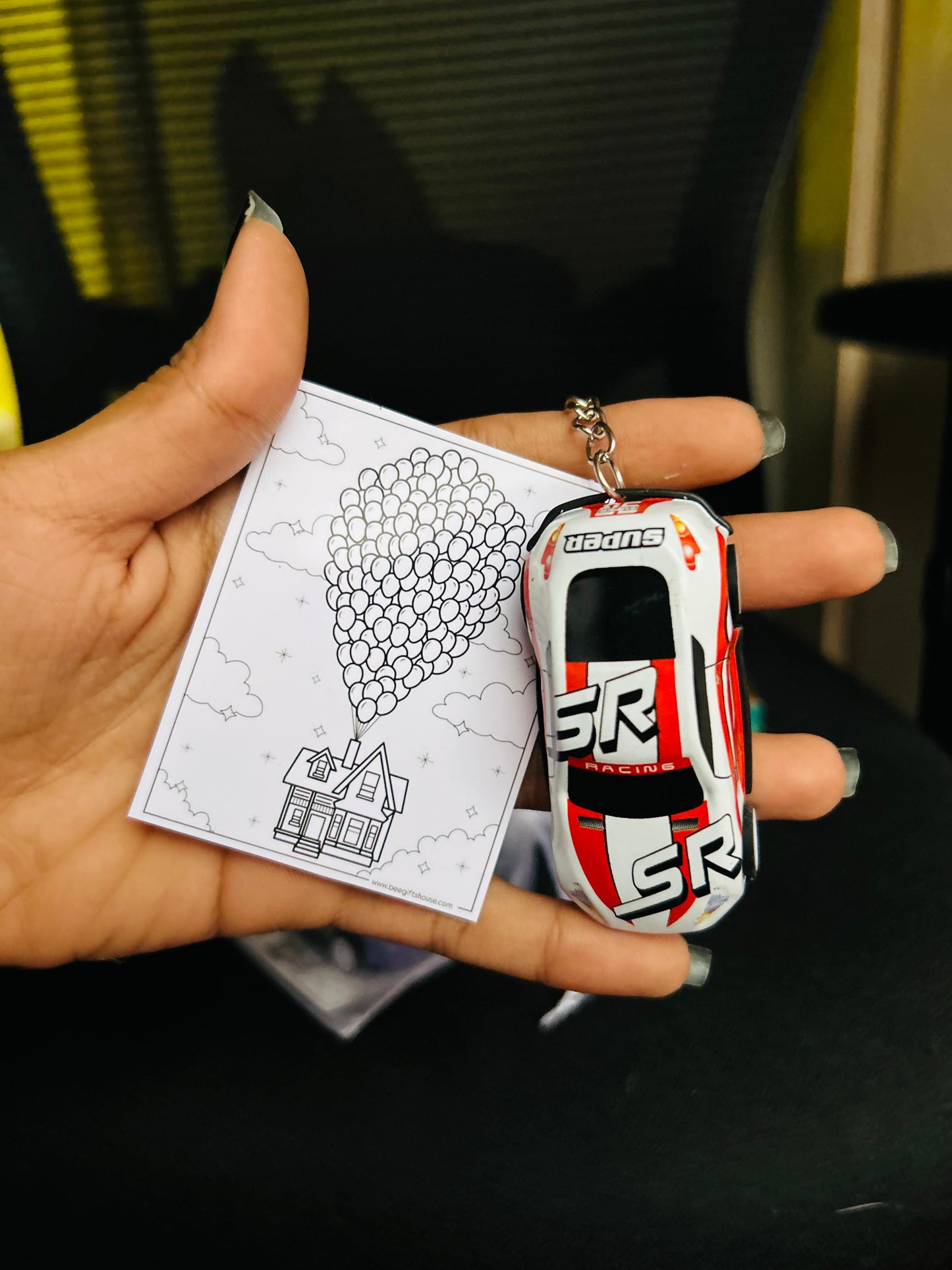 Car keychain( for kids hamper)