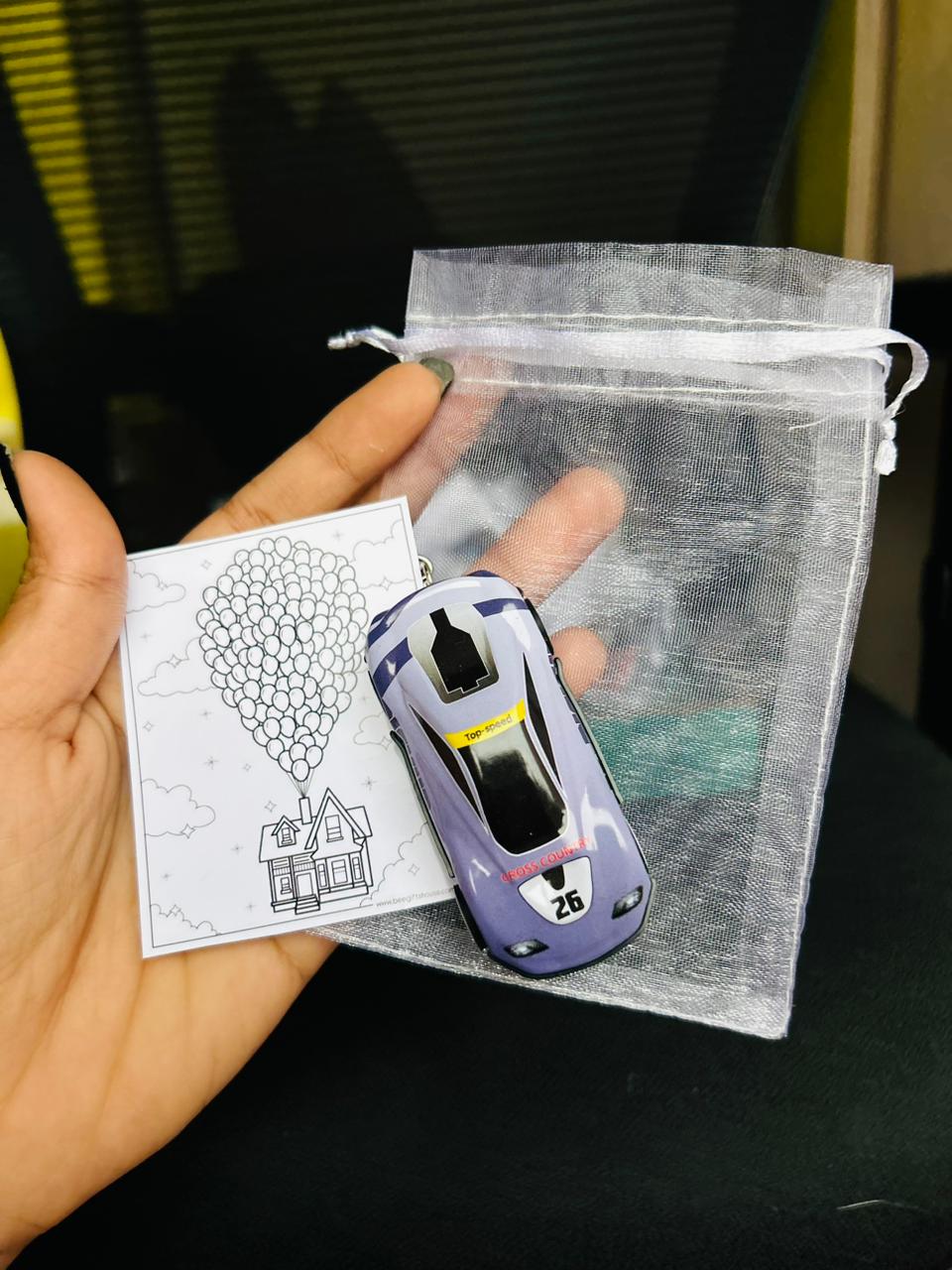 Car keychain( for kids hamper)