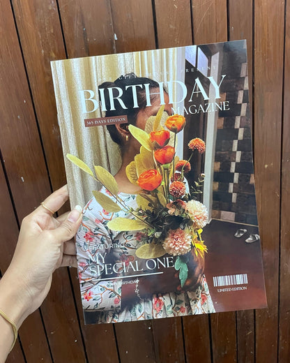 Birthday magazine