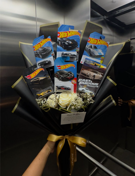 Hot wheels bouquet ( large ) 🏎️🏁